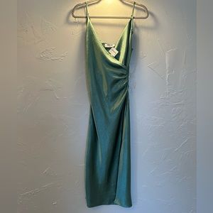 NWT Sage green slip dress!